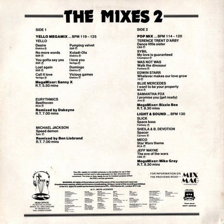 Various : November 87 Mixes 2 (12", P/Mixed)