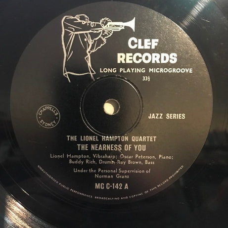 The Lionel Hampton Quartet* : The Lionel Hampton Quartet (10", Mono)