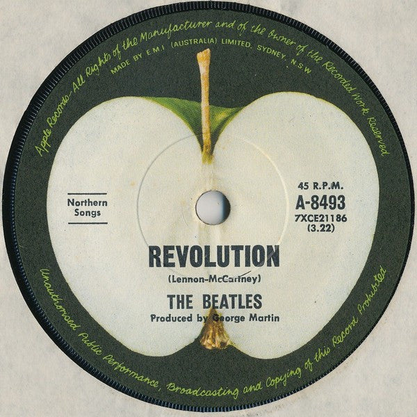 The Beatles : Hey Jude (7", Single, RE)