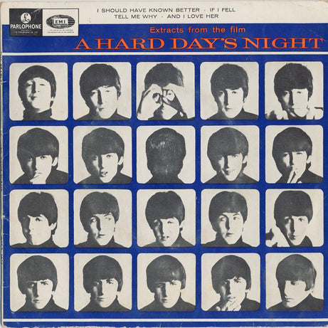 The Beatles : Extracts From The Film A Hard Day's Night (7", EP, Mono)