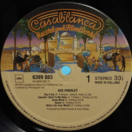 Kiss, Ace Frehley : Ace Frehley (LP, Album, RE)