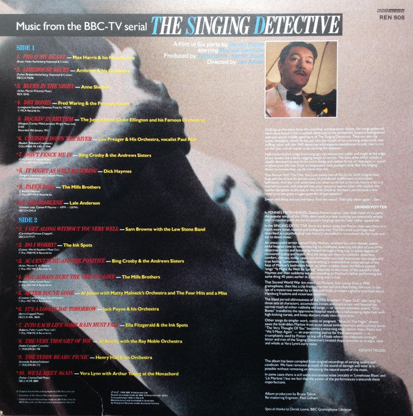 Various : The Singing Detective: Music From The BBC-TV Serial (LP, Album, Comp)