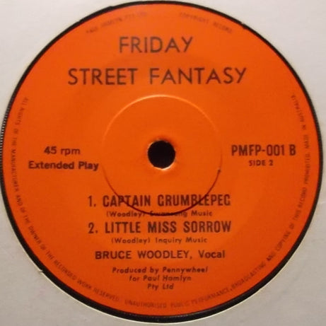 Bruce Woodley : Friday Street Fantasy (7", EP)