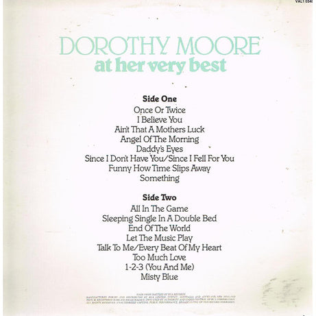 Dorothy Moore : At Her Very Best (LP, Comp)