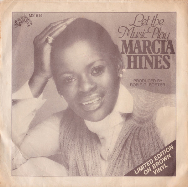 Marcia Hines : Let The Music Play (7", Single, Ltd, Bro)