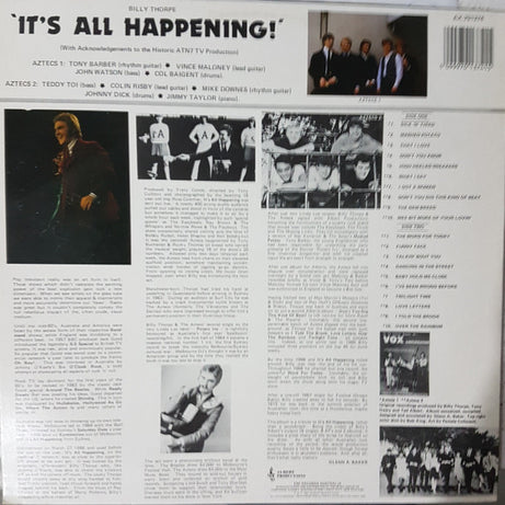 Billy Thorpe And The Aztecs : It's All Happening! (LP, Comp)