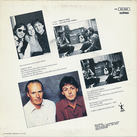 Paul McCartney : Take It Away (7", Single)