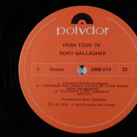 Rory Gallagher : Irish Tour '74 (2xLP, Album)