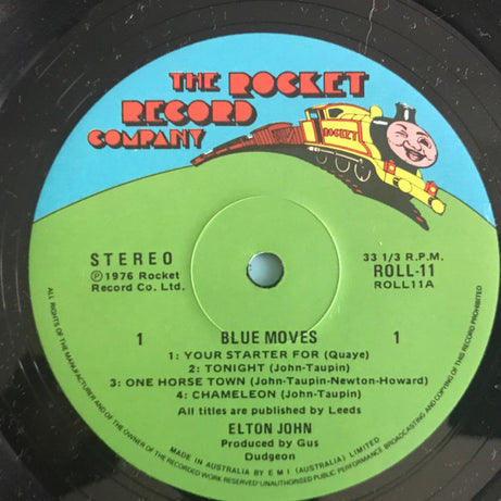 Elton John : Blue Moves (2xLP, Album, Gat)
