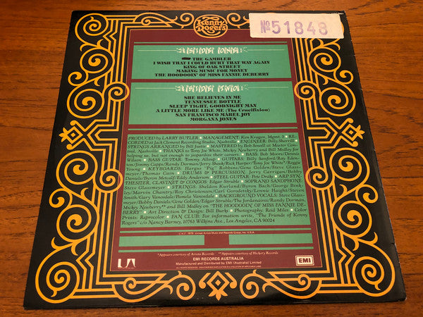 Kenny Rogers : The Gambler (LP, Album, RE)