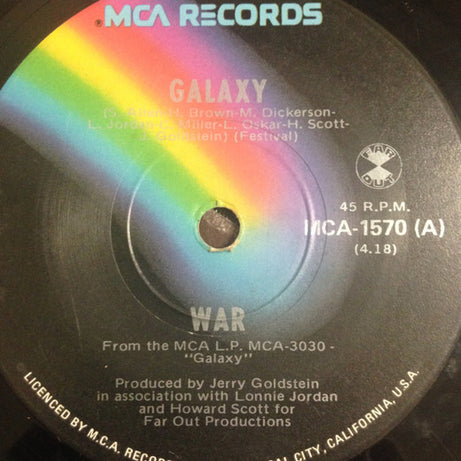 War : Galaxy (7", Single)