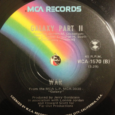 War : Galaxy (7", Single)