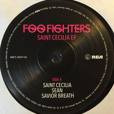 Foo Fighters : Saint Cecilia EP (12", EP)