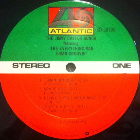 The Jimmy Castor Bunch Featuring The Everything Man : E-Man Groovin' (LP, Album, MO)