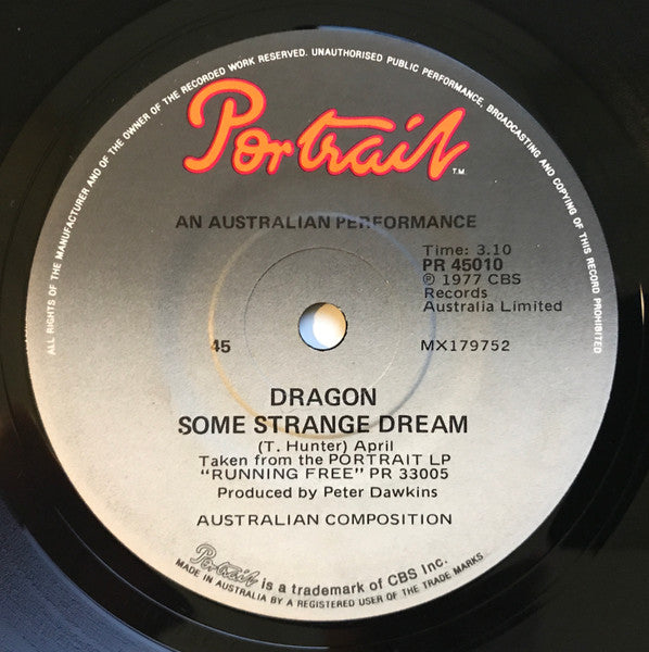 Dragon (5) : Shooting Stars (7", Single)