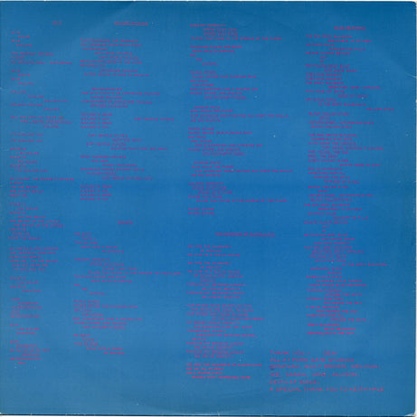 Toyah (3) : The Blue Meaning (LP, Album)