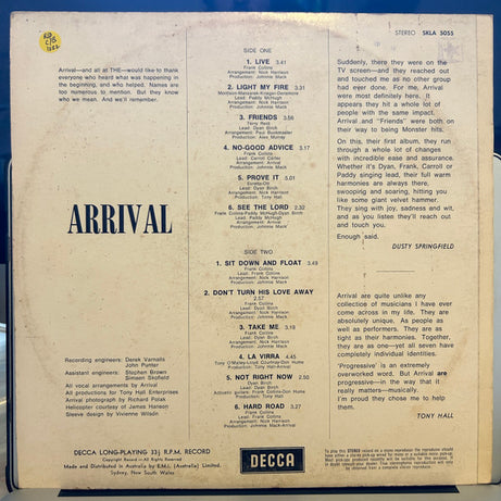 Arrival (2) : Arrival (LP, Album)