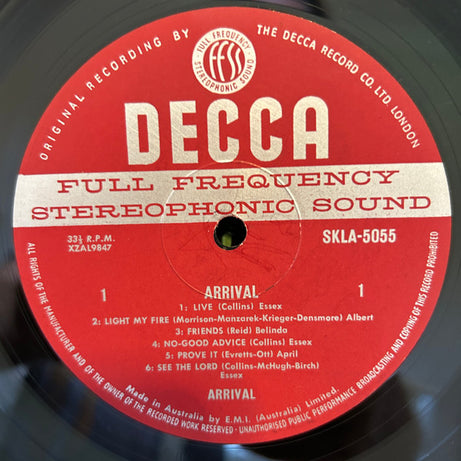 Arrival (2) : Arrival (LP, Album)