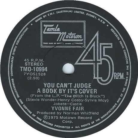 Yvonne Fair : It Should Have Been Me (7", Single)