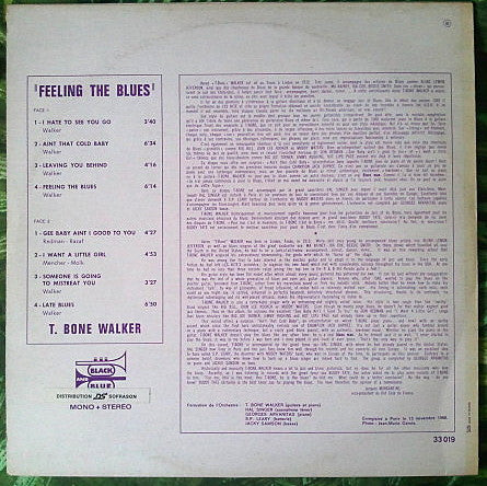 T-Bone Walker : Feeling The Blues (LP, Album)