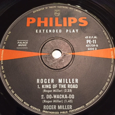 Roger Miller : Roger Miller (7", EP)
