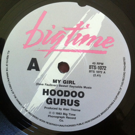 Hoodoo Gurus : My Girl (7", Single, RE)