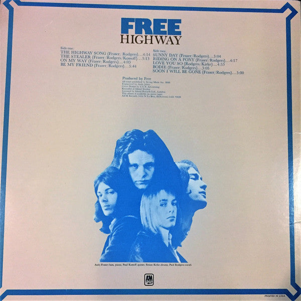 Free : Highway (LP, Album, Pit)