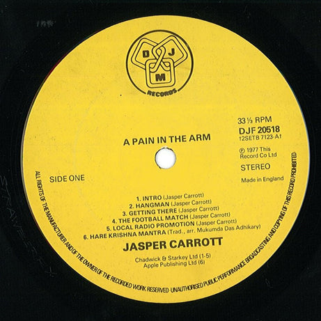 Jasper Carrott : A Pain In The Arm (LP, RE)