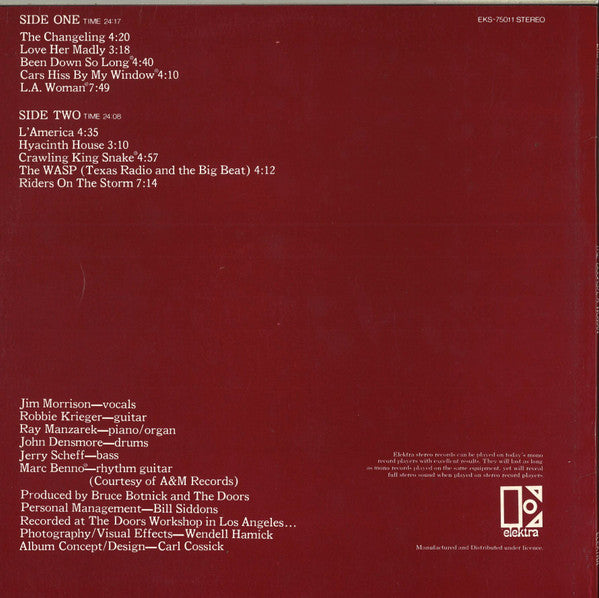 The Doors : L.A. Woman (LP, Album)
