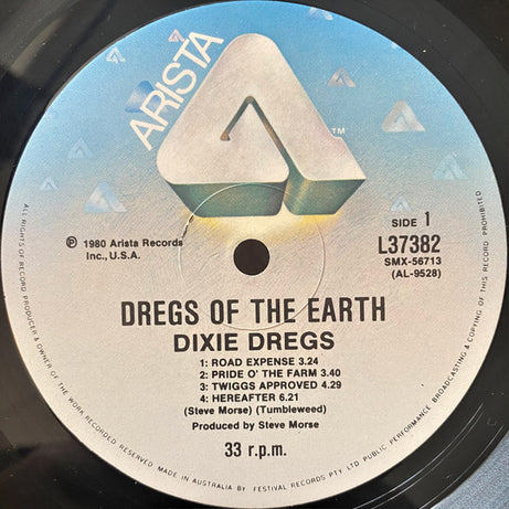 Dixie Dregs : Dregs Of The Earth (LP, Album)