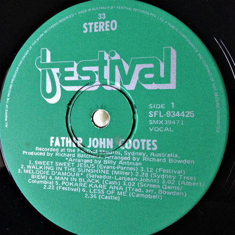 John Cootes : Father John Cootes (LP, Album)