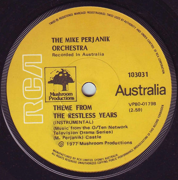 Renee Geyer, The Mike Perjanik Orchestra : The Restless Years (7", Single)