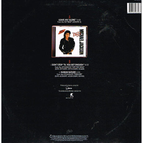 Michael Jackson : Leave Me Alone (12")