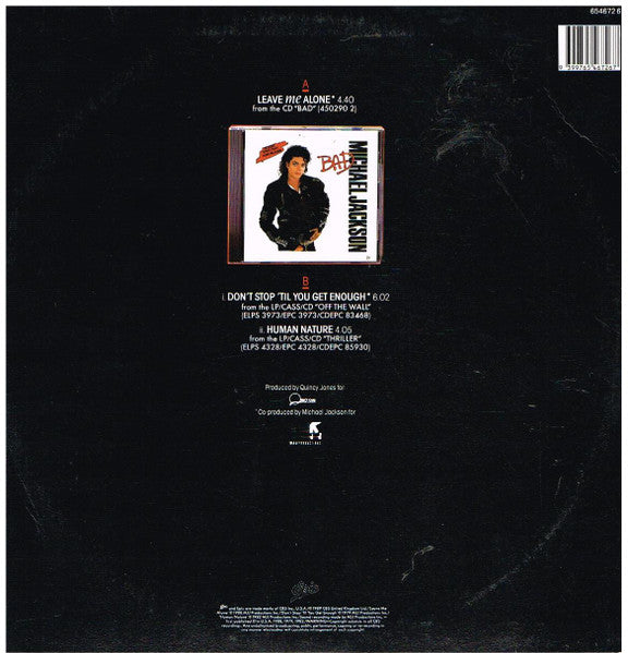 Michael Jackson : Leave Me Alone (12")