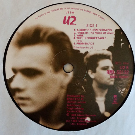 U2 : The Unforgettable Fire (LP, Album + 12", Single, Ltd)