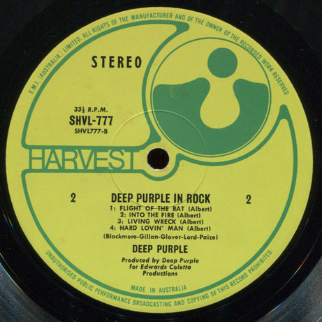 Deep Purple : In Rock (LP, Album)