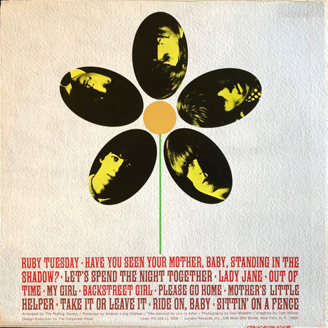The Rolling Stones : Flowers (LP, Comp, RE, Wad)