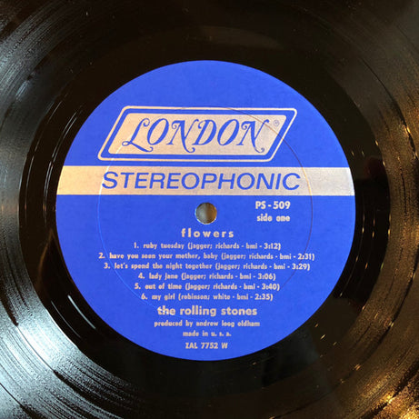 The Rolling Stones : Flowers (LP, Comp, RE, Wad)