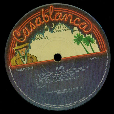 Kiss : Kiss (LP, Album, Blu)