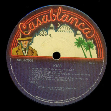 Kiss : Kiss (LP, Album, Blu)