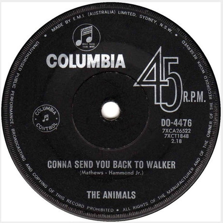 The Animals : Baby, Let Me Take You Home  (7", Single)