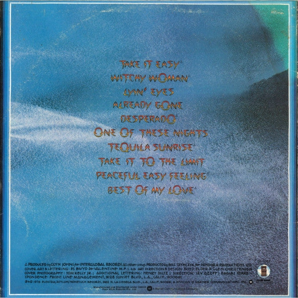 Eagles : Their Greatest Hits 1971-1975 (LP, Album, Comp, RE, Emb)