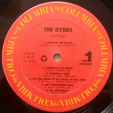 The Byrds : (Untitled) (2xLP, Album, RP, Car)