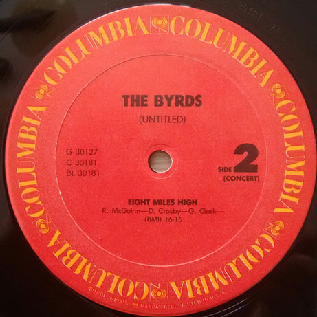 The Byrds : (Untitled) (2xLP, Album, RP, Car)