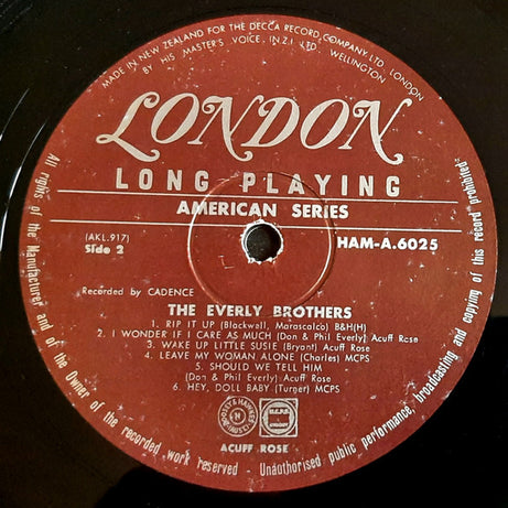 Everly Brothers : The Everly Brothers (LP, Album, Mono)