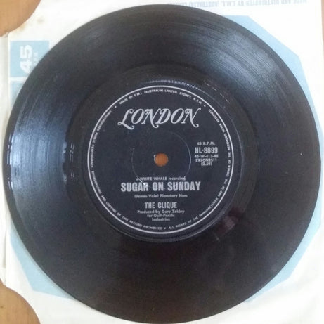 The Clique (6) : Sugar On Sunday (7", Single)