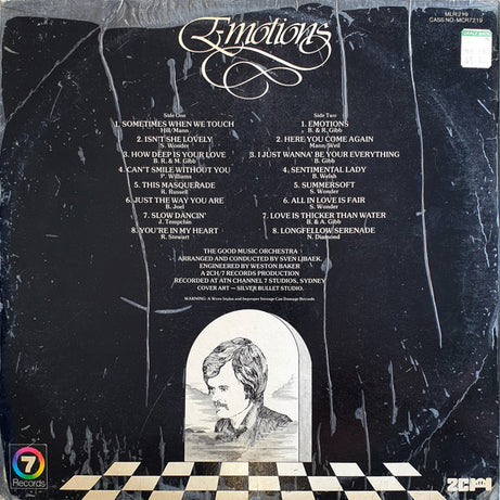 The Good Music Orchestra : Emotions (LP, Album)