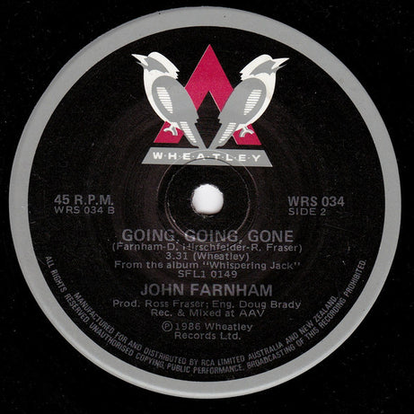 John Farnham : You're The Voice (7", Single)