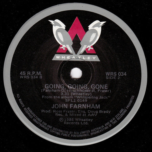 John Farnham : You're The Voice (7", Single)