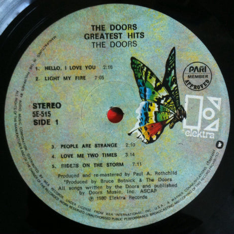 The Doors : Greatest Hits (LP, Comp)